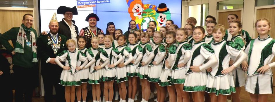 Karnevalistischer Empfang im VR-Bank Regionalcenter Mondorf auch 2025