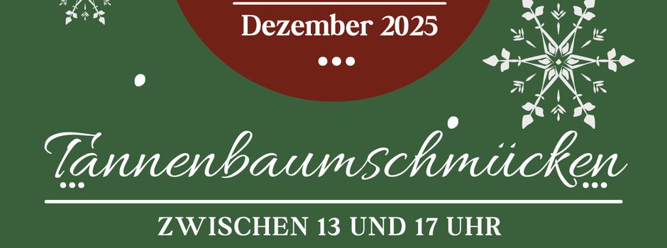 Gemeinsames Baumschmücken