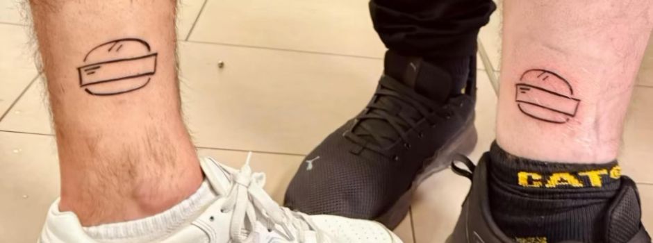 Fleischkäse-Tattoo: Kuriose Globus-Werbekampagne in Koblenz