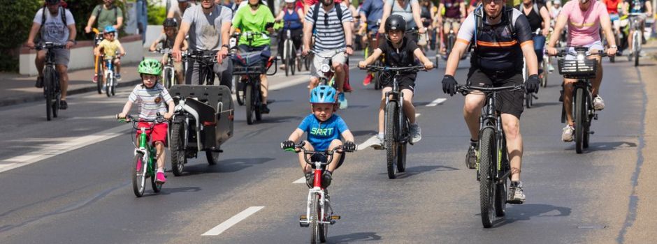 Fahrrad-Demo zieht am Sonntag durch Wiesbadener Innenstadt
