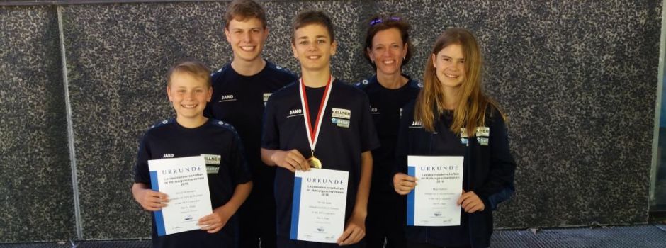 Dritter Platz bei den Landesmeisterschaften im Schwimmen
