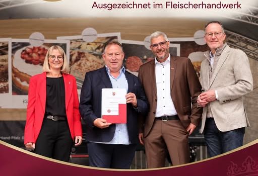 Über den Tellerrand geschaut - Steinalben gratuliert der Metzgerei Huber zur Auszeichnung