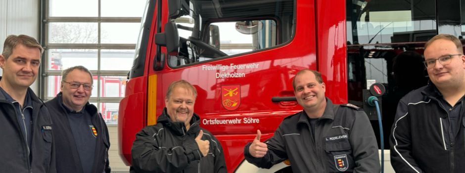 Neues Tanklöschfahrzeug für die Ortsfeuerwehr Söhre 🚒