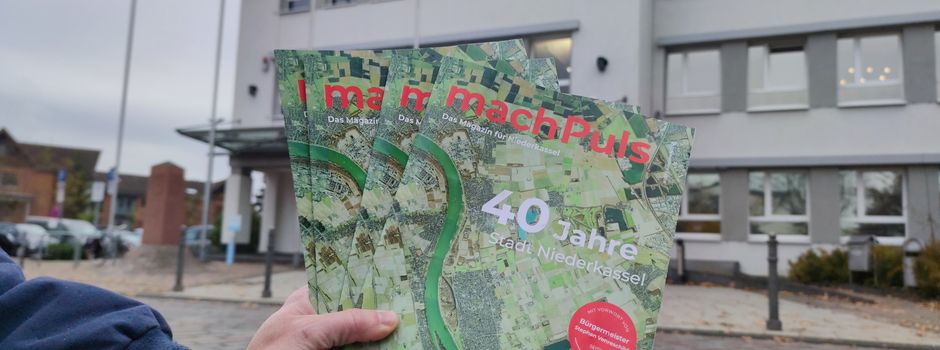 Das siebte machPuls-Magazin: 40 Jahre Stadt Niederkassel
