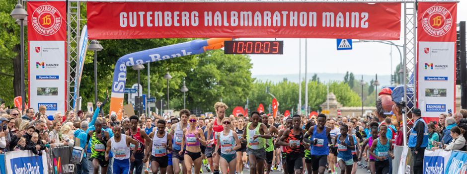 Mainzer Rekord-Halbmarathon: 17.500 Läufer machen den Muttertag zum Sport-Festival