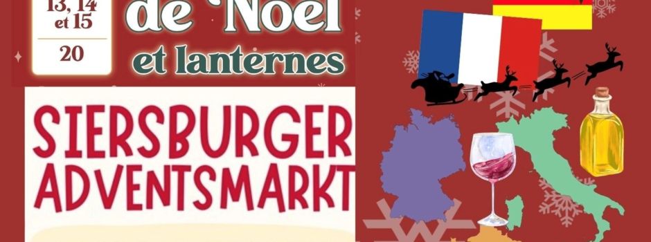 Länderübergreifend feiern: Weihnachtsmärkte in Bouzonville und Siersburg