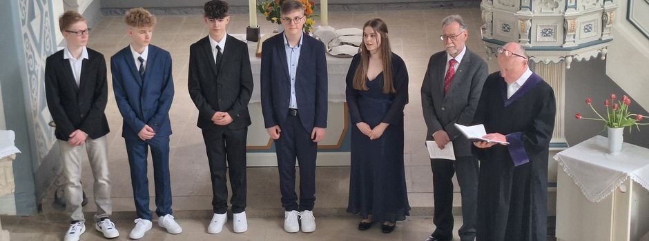 Die Konfirmierten aus Weißenborn