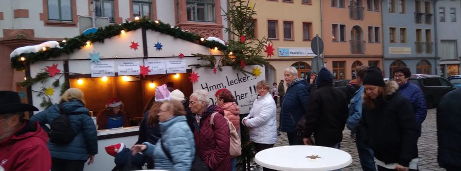 Städtepartnerschaftsverein Kahla auf dem Weihnachtsmarkt