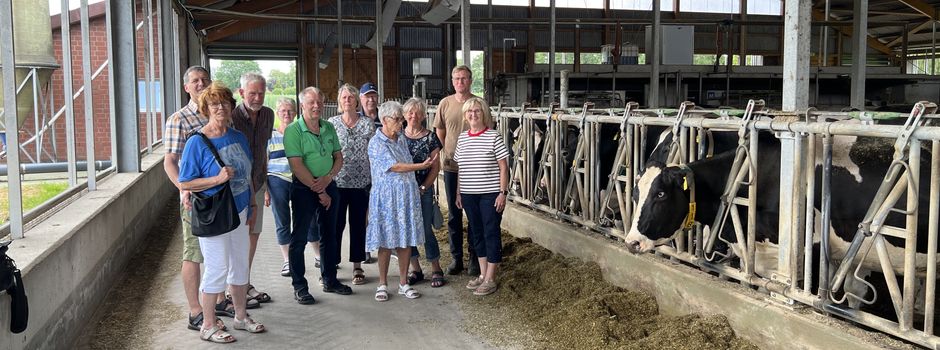Senioren-Union besucht modernen Milchkuhbetrieb