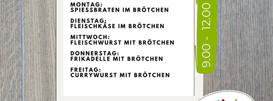 Unsere heiße Theke im Dorfladen Mandern 