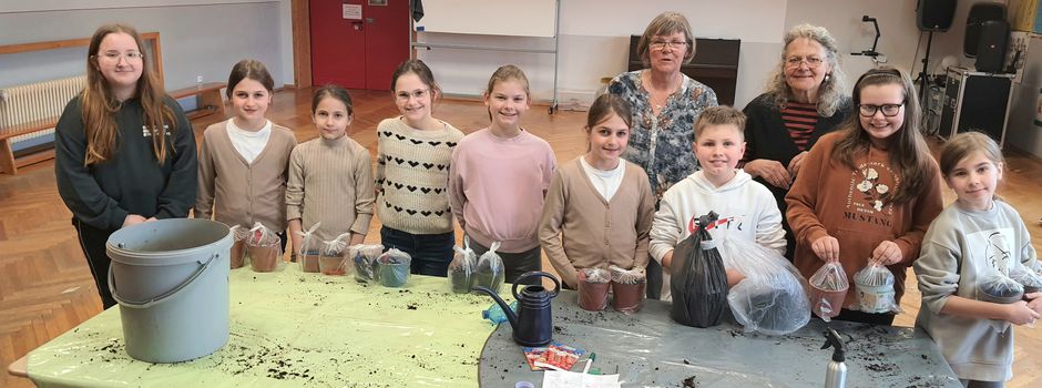 Obst- und Gartenbauverein Fahrenbach zu Besuch an der Grundschule