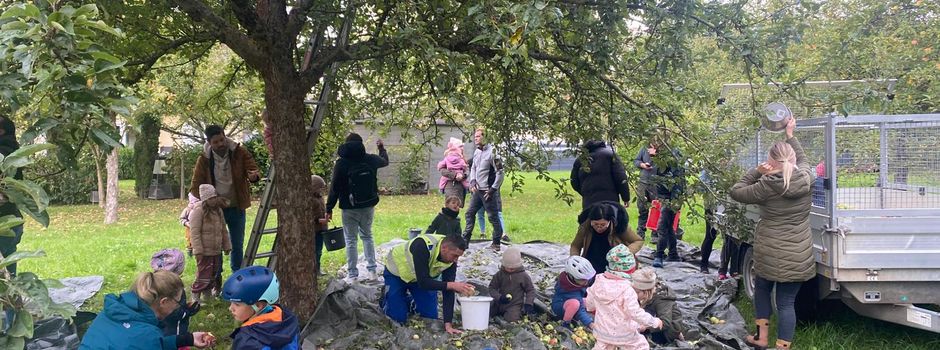 Apfel-Sammelaktion 2025 für die KiTa Sternensegler in Wiebelsheim