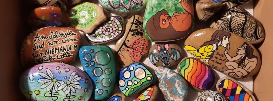 Rheinhessen-Steine: Finden, freuen, färben