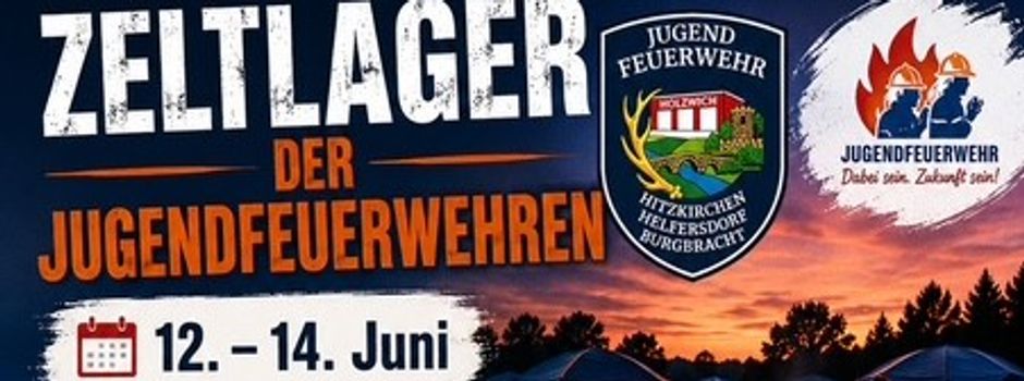 gemeinsames Zeltlager der Jugendfeuerwehren