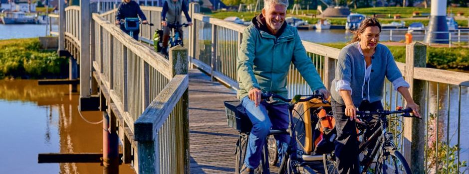 Wir radeln hier. 🚴‍♂️