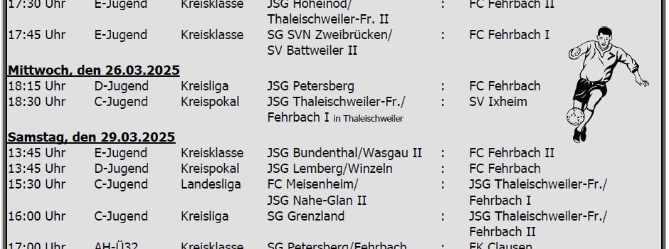 Wochenprogramm beim FCF