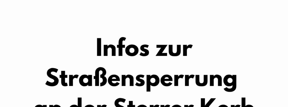 Informationen zur Sterrer Kerb – Straßensperrung & Zufahrtsmöglichkeiten
