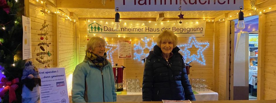 HdB-Stand beim Weihnachtsmarkt