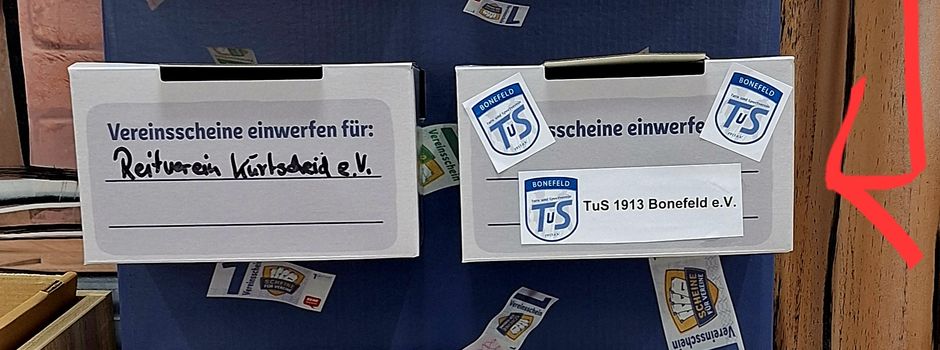 Scheine für Vereine Sammelaktion