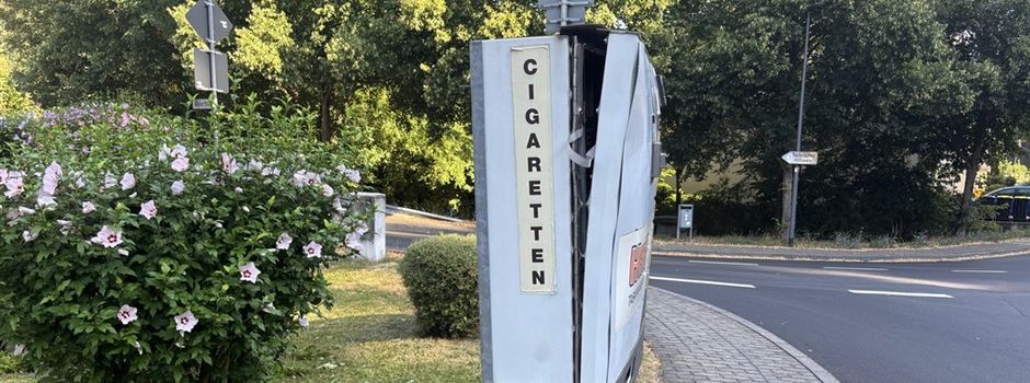 Versuchte Sprengung eines Zigarettenautomaten bei Koblenz
