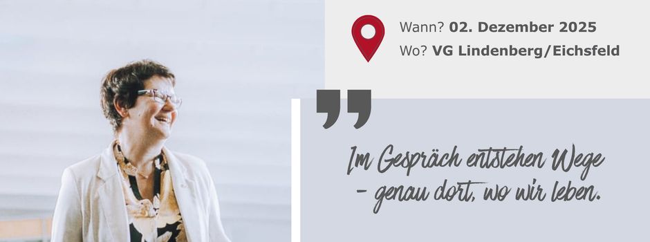 Die Landrätin im Austauch am 02.12.2025 in der VG Lindenberg-Eichsfeld