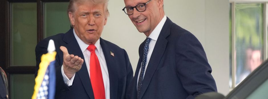 Trump begrüßt Merz - «sehr respektierter Mann»