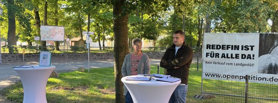 Unterschriftensammlung für das Gestüt