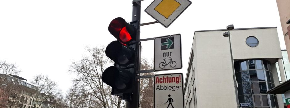 Was bringen Grünpfeile für Fahrradfahrer in Mainz?