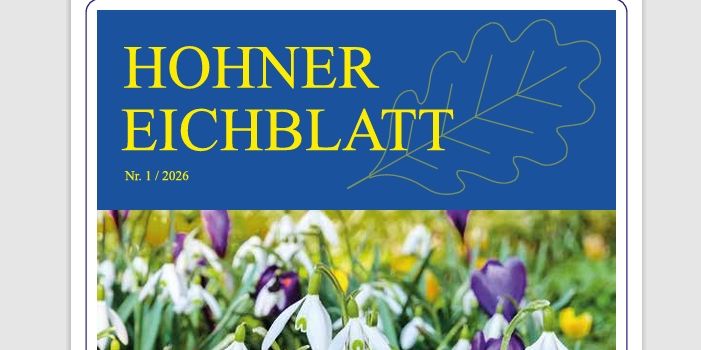 Das neue Eichblatt ist da