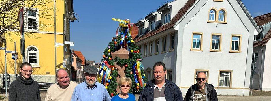Der Osterbrunnen am Marktplatz - Eine über 20-jährige Tradition