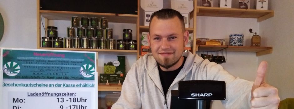 Neu in Königsbrunn: die Hanfzentrale