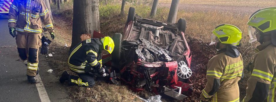 Schwerer Verkehrsunfall auf der B 209 – Rettungshubschrauber im Einsatz