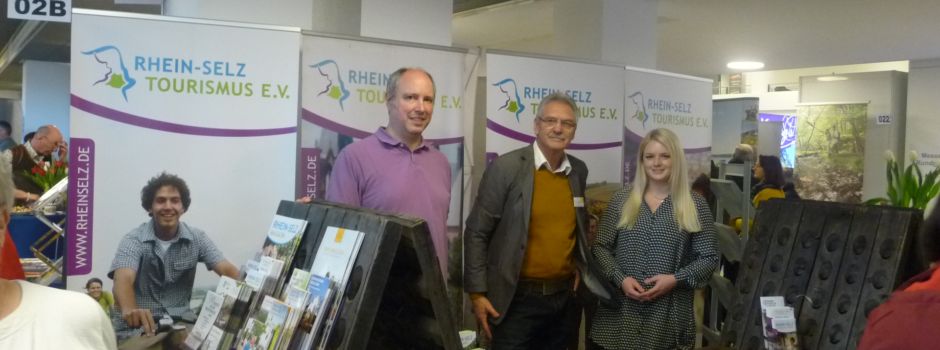 VG Rhein-Selz war auf der Touristik-Messe in Koblenz mit einem Stand vertreten