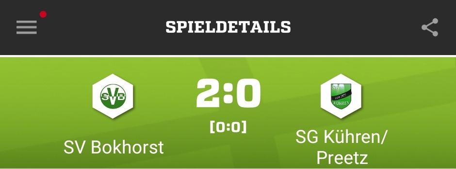 Später Doppelschlag sichert SV Bokhorst Sieg, heute geht's weiter! 
