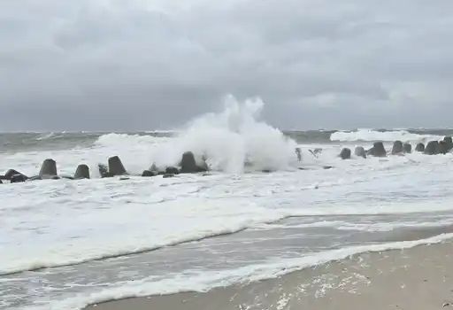 Hörnum trotzt Orkantief Detlef