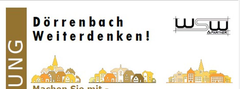Einladung zur Auftaktveranstaltung der Dorferneuerung