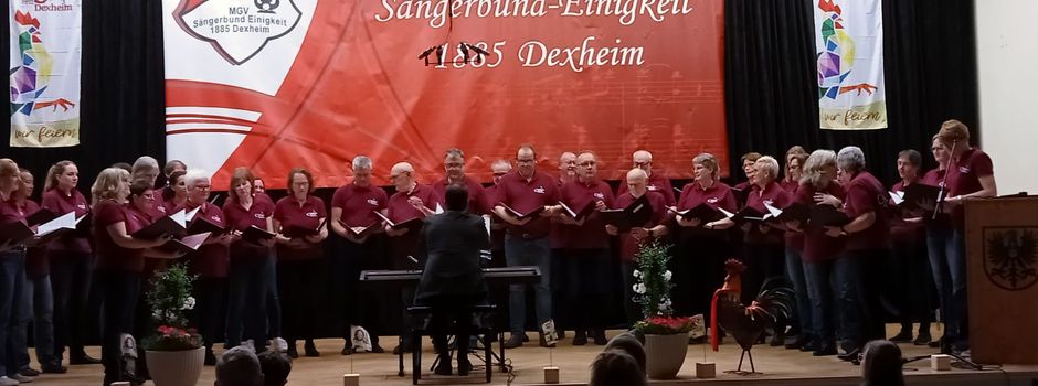 Kilians-Chor Nierstein war beim Frühlingsfest  des MGV 1885 Dexheim mit dabei