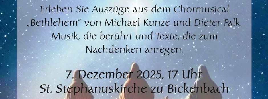 Komm mit nach Bethlehem