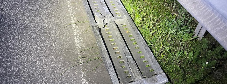 Verlorene Ladung auf A61 bei Bingen beschädigt acht Fahrzeuge