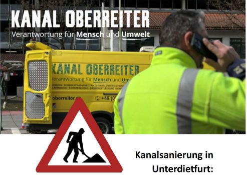 Kanalsanierung in Unterdietfurt