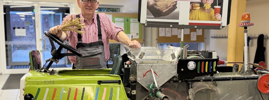 Von der Ähre bis zum Brot: Theo Steiling begeistert Drittklässler der Bolandschule