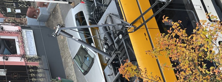 Abriss der Oberleitung: Straßenbahnen in Mainz ausgefallen