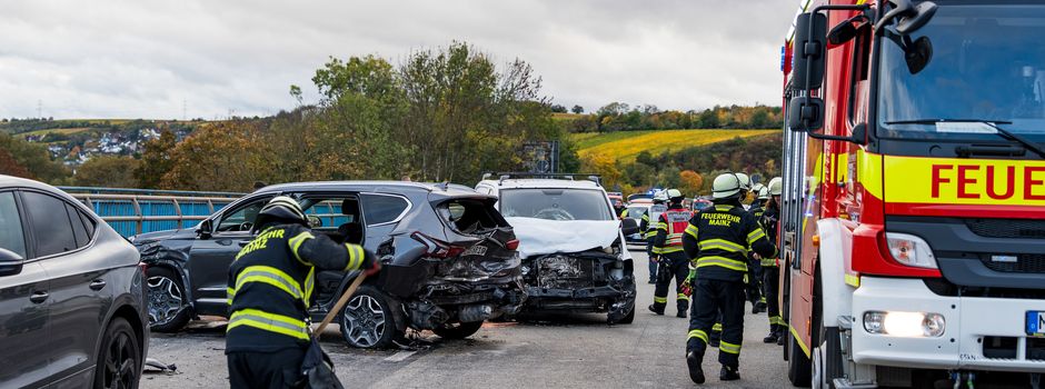 Unfall auf Weisenauer Brücke – massive Staus in Mainz