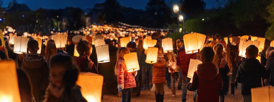 Laternenumzug in Kampen