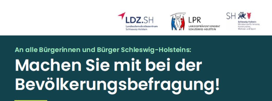 Bevölkerungsbefragung: Machen Sie mit!
