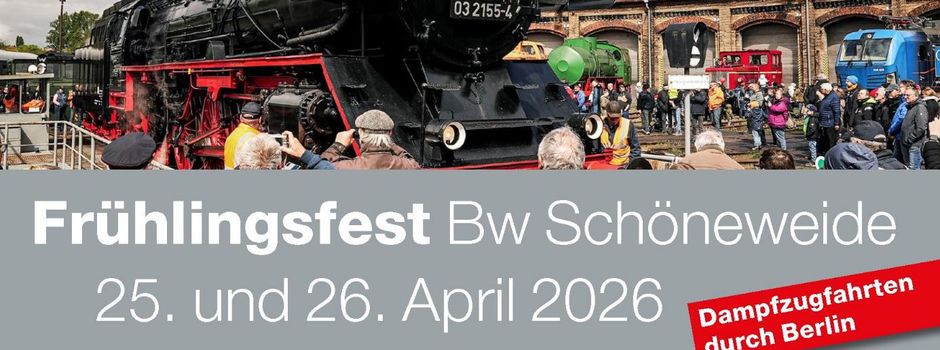 Mit der Wipperliese nach Berlin Schöneweide zum Frühlingsfest