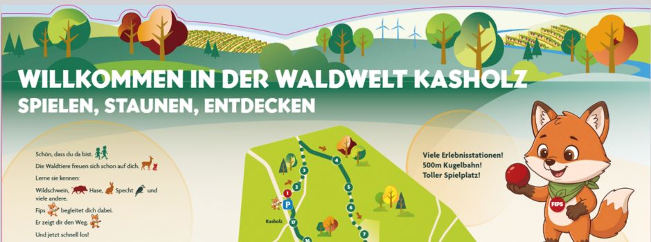 Waldwelt Kasholz nimmt Gestalt an