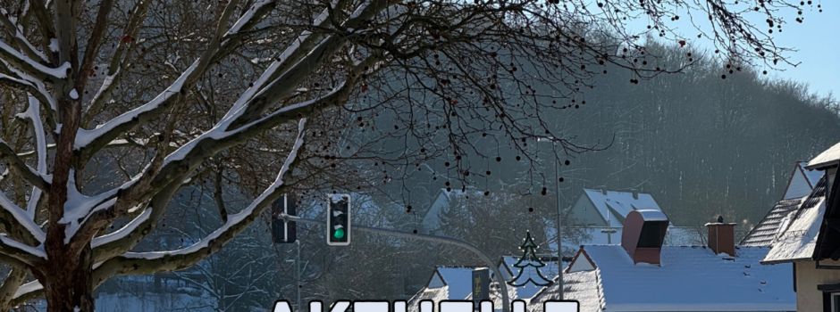 Aktuelle Lage im Gemeindegebiet Diekholzen