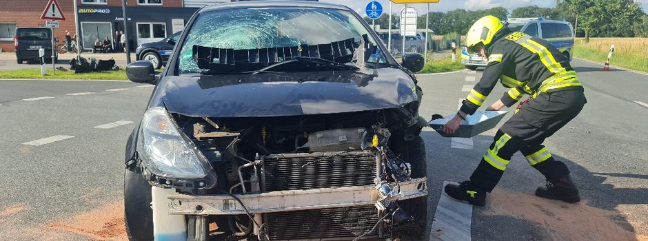 Verkehrsunfall an der Marienfelder Straße