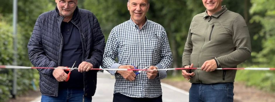 Neue Straße „Am Wald“ offiziell für den Verkehr freigegeben